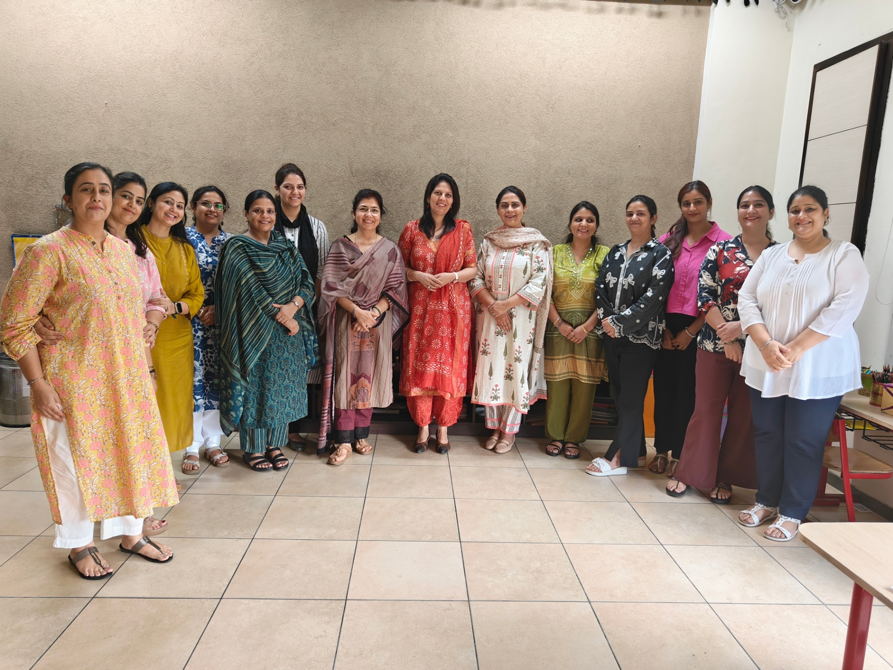 With the trained teacher cohort