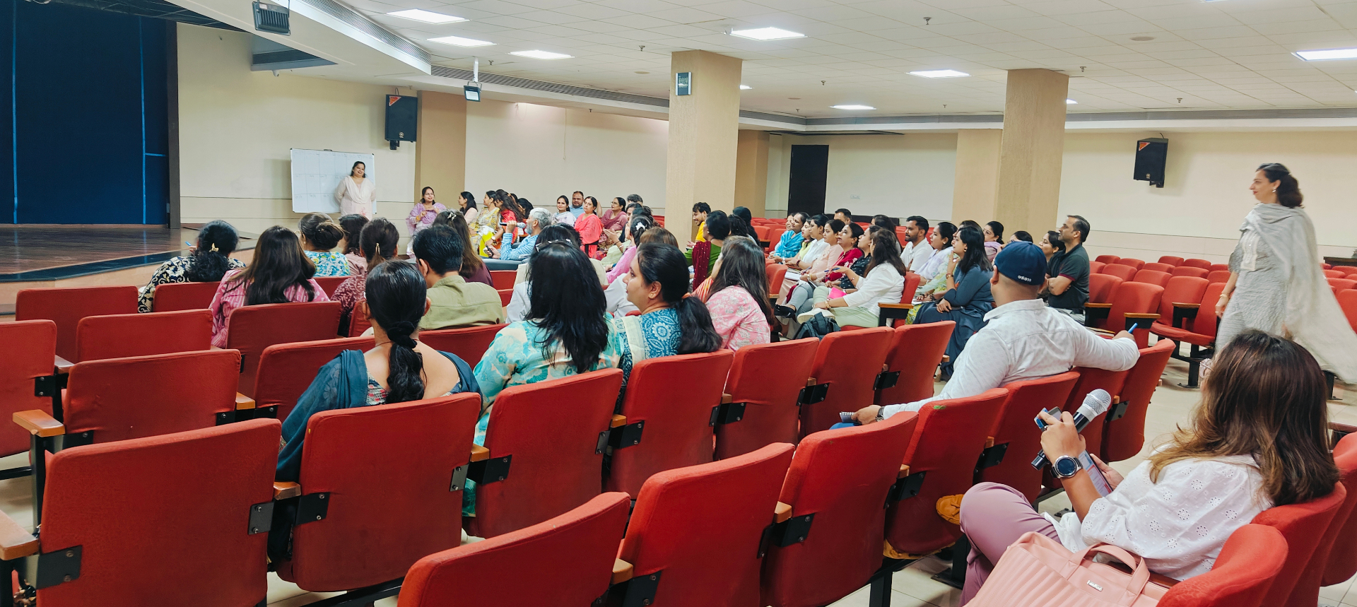 Auditorium session with 50+ educators