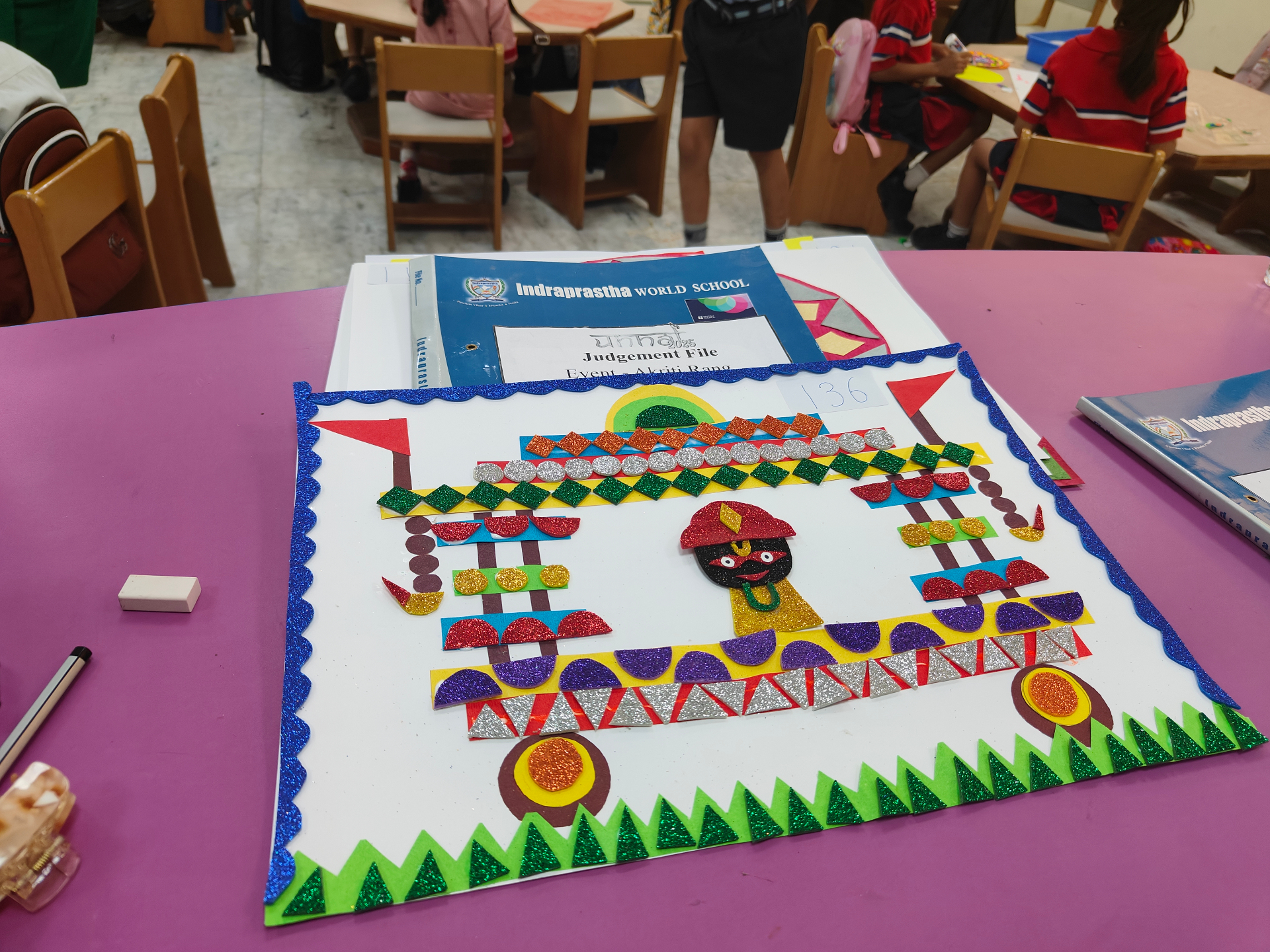 Judging 'Akriti Rang' — a creative expression event